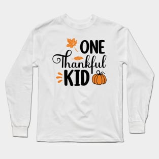 One thankful kid Long Sleeve T-Shirt